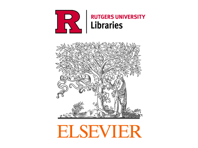 Rutgers University Libraries and Elsevier logos