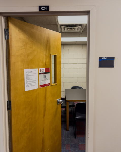 Doorway to Room 024